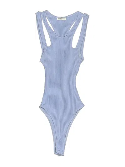 Pre-owned Zara Bodysuit In Blue