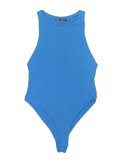 Pre-owned Zara Bodysuit In Blue