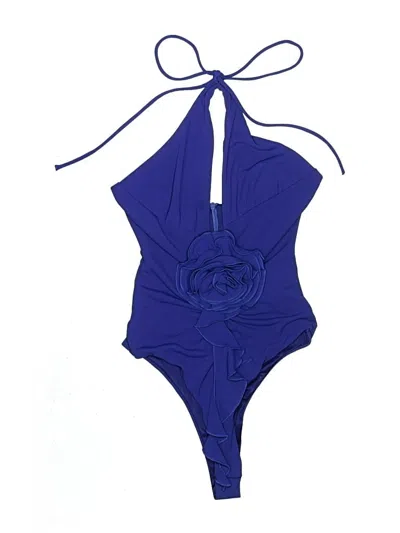 Pre-owned Zara Bodysuit In Blue