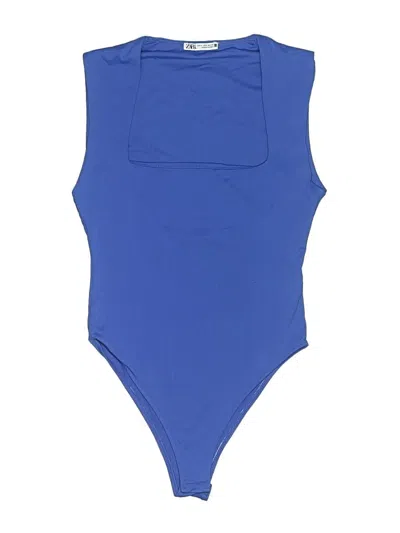 Pre-owned Zara Bodysuit In Blue