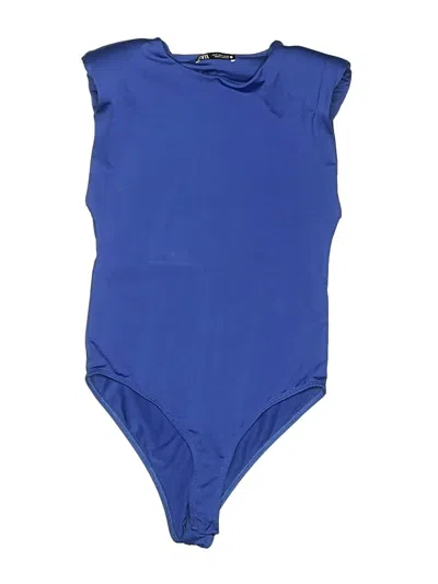Pre-owned Zara Bodysuit In Blue