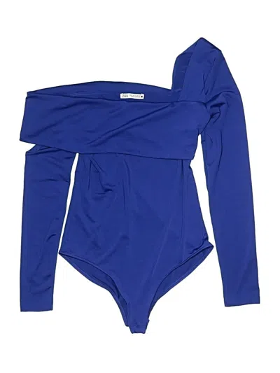 Pre-owned Zara Bodysuit In Blue