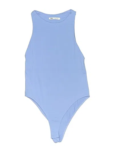 Pre-owned Zara Bodysuit In Blue