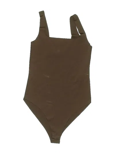 Pre-owned Zara Bodysuit In Brown