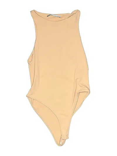 Pre-owned Zara Bodysuit In Brown