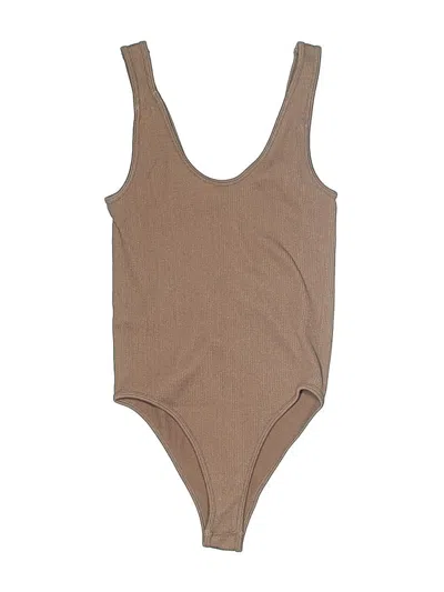 Pre-owned Zara Bodysuit In Brown