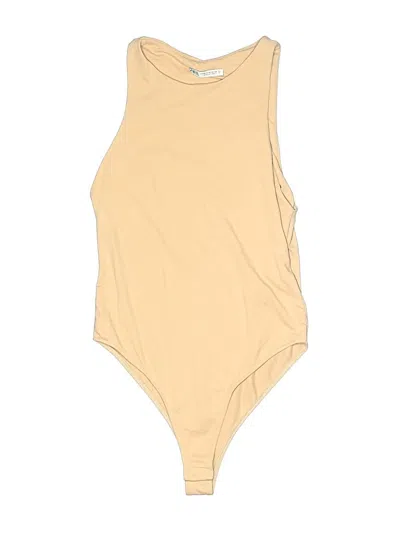 Pre-owned Zara Bodysuit In Brown
