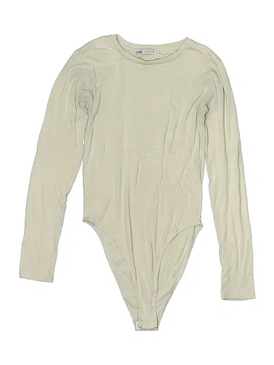 Pre-owned Zara Bodysuit In Brown