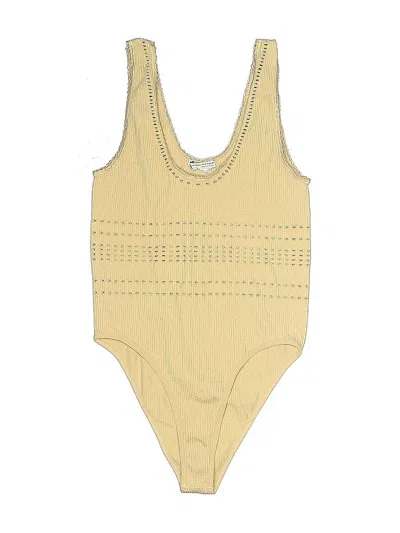 Pre-owned Zara Bodysuit In Brown