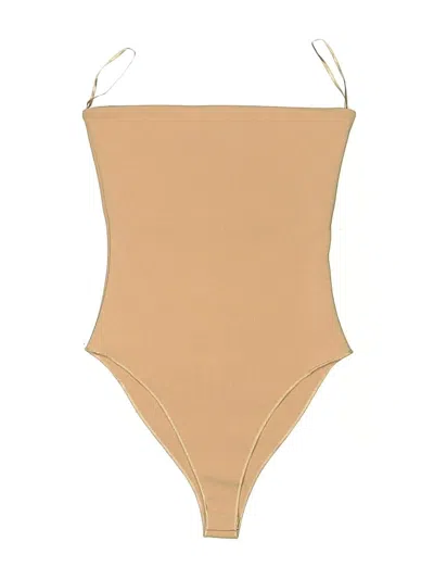 Pre-owned Zara Bodysuit In Brown
