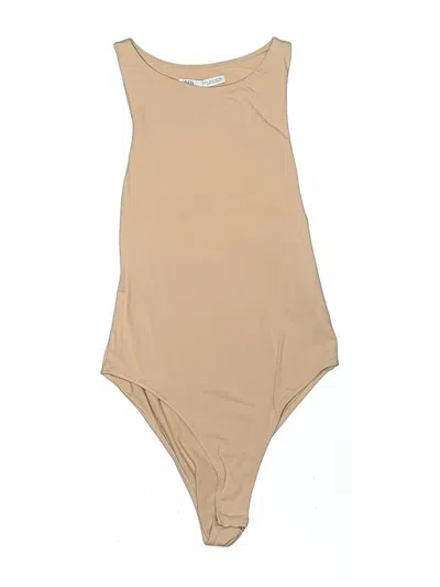 Pre-owned Zara Bodysuit In Brown