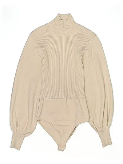 Pre-owned Zara Bodysuit In Brown