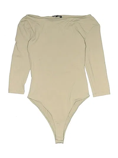 Pre-owned Zara Bodysuit In Brown