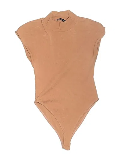 Pre-owned Zara Bodysuit In Brown