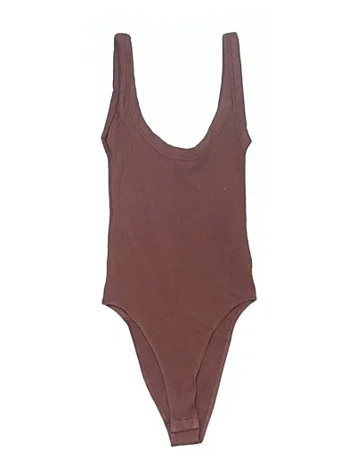 Pre-owned Zara Bodysuit In Brown