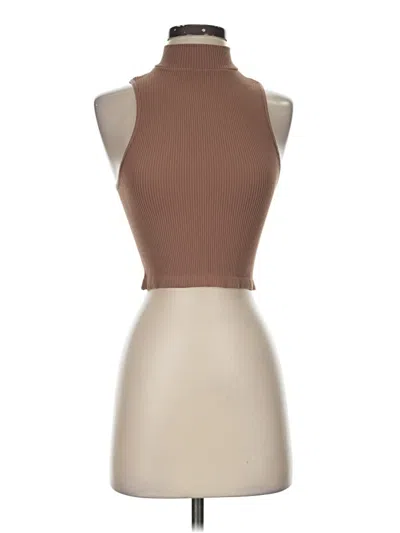 Pre-owned Zara Bodysuit In Brown