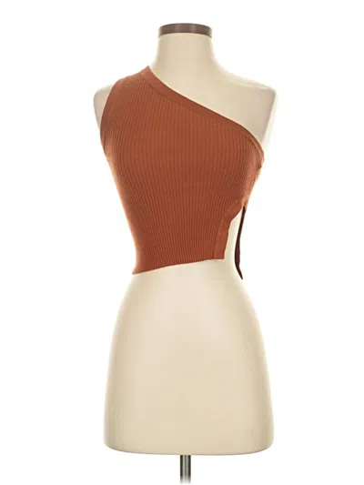Pre-owned Zara Bodysuit In Brown