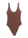Zara Bodysuit In Brown