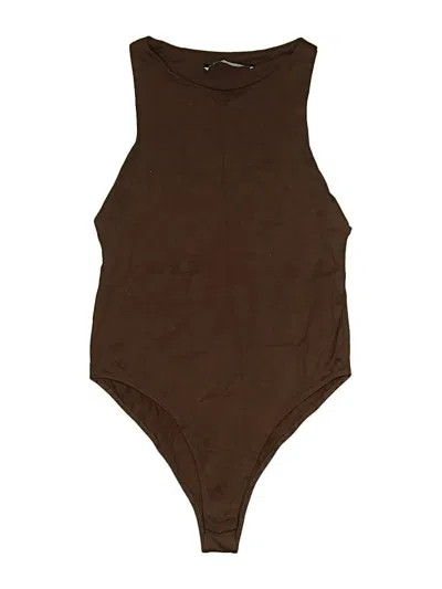 Pre-owned Zara Bodysuit In Brown