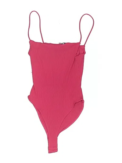 Pre-owned Zara Bodysuit In Burgundy