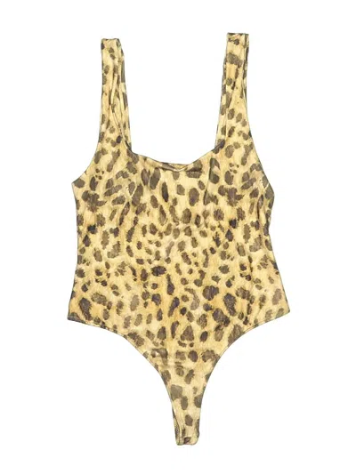 Pre-owned Zara Bodysuit In Gold