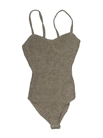 Pre-owned Zara Bodysuit In Gray