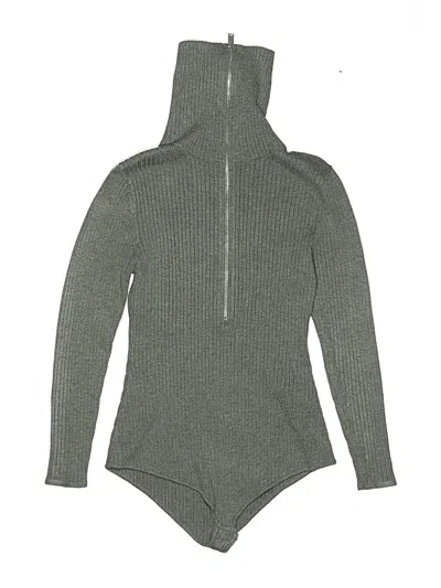 Pre-owned Zara Bodysuit In Gray