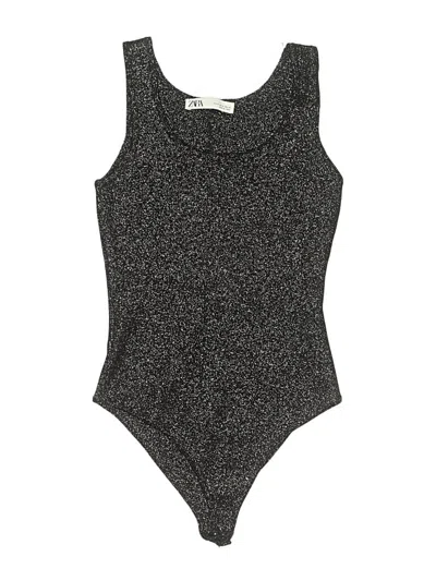 Pre-owned Zara Bodysuit In Gray