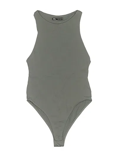 Pre-owned Zara Bodysuit In Gray