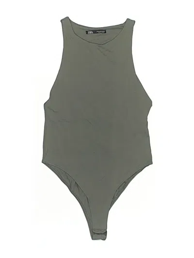 Pre-owned Zara Bodysuit In Gray
