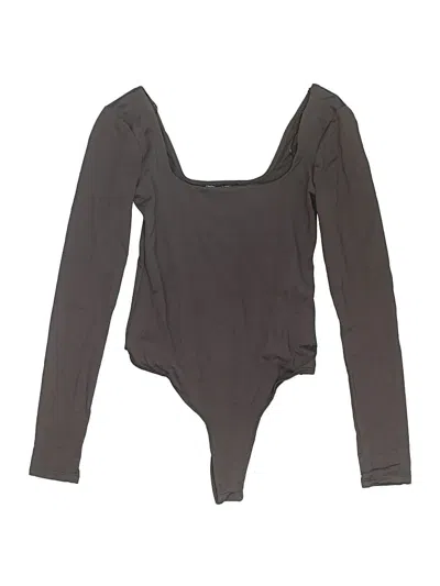 Pre-owned Zara Bodysuit In Gray