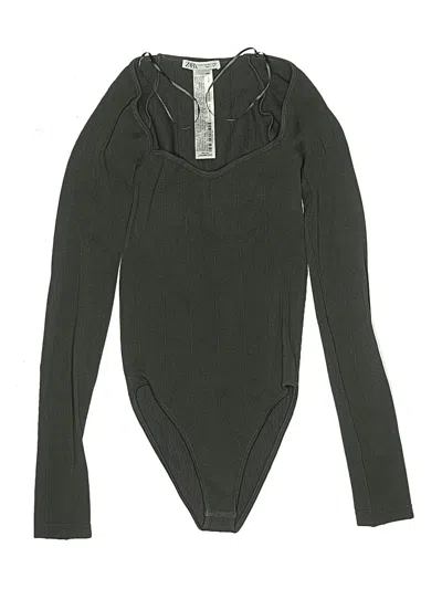 Pre-owned Zara Bodysuit In Gray