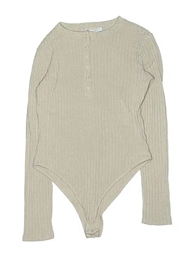 Pre-owned Zara Bodysuit In Gray