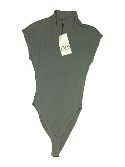 Pre-owned Zara Bodysuit In Gray