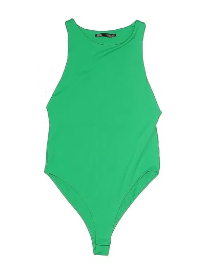 Pre-owned Zara Bodysuit In Green