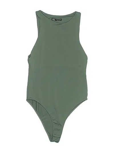 Pre-owned Zara Bodysuit In Green