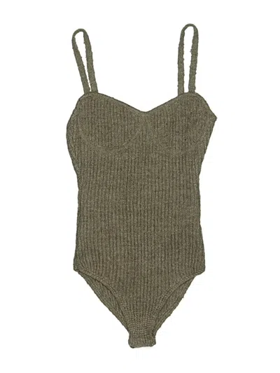 Pre-owned Zara Bodysuit In Green