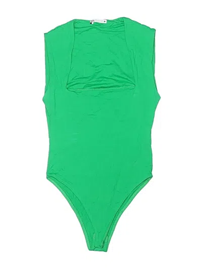Pre-owned Zara Bodysuit In Green