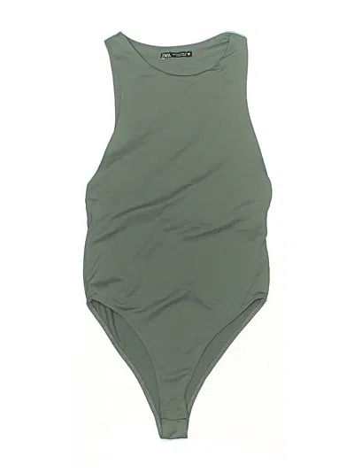Pre-owned Zara Bodysuit In Green