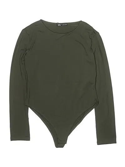 Pre-owned Zara Bodysuit In Green