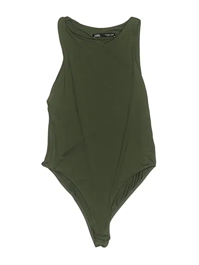 Pre-owned Zara Bodysuit In Green