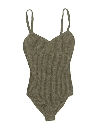 Pre-owned Zara Bodysuit In Green