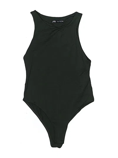 Pre-owned Zara Bodysuit In Green