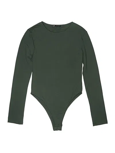 Pre-owned Zara Bodysuit In Green