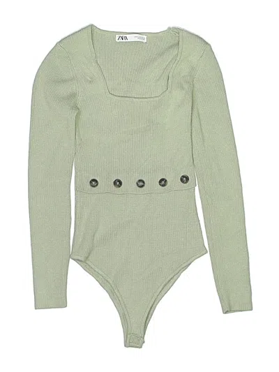 Pre-owned Zara Bodysuit In Green