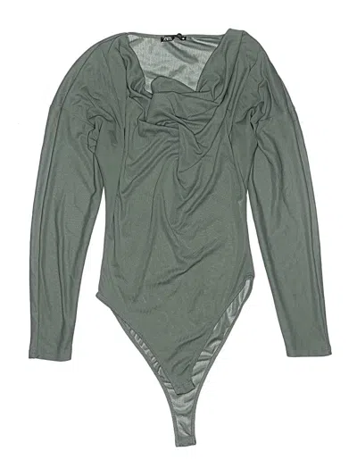 Pre-owned Zara Bodysuit In Green