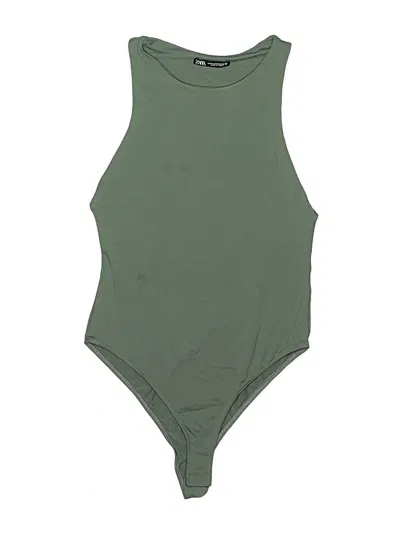 Pre-owned Zara Bodysuit In Green