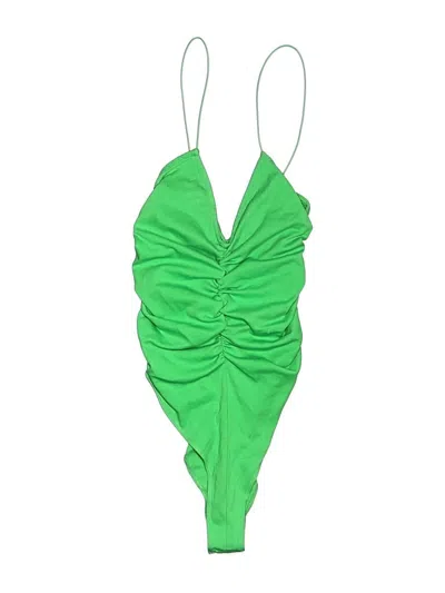 Pre-owned Zara Bodysuit In Green