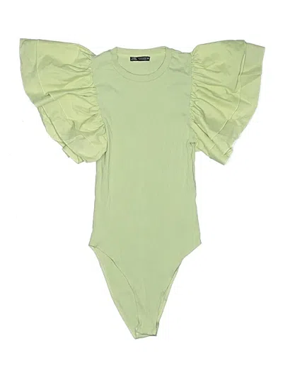 Pre-owned Zara Bodysuit In Green