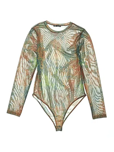 Pre-owned Zara Bodysuit In Green